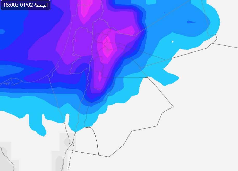 منخفض جوي جديد من الدرجة الثالثة يؤثر على المملكة يوم الخميس